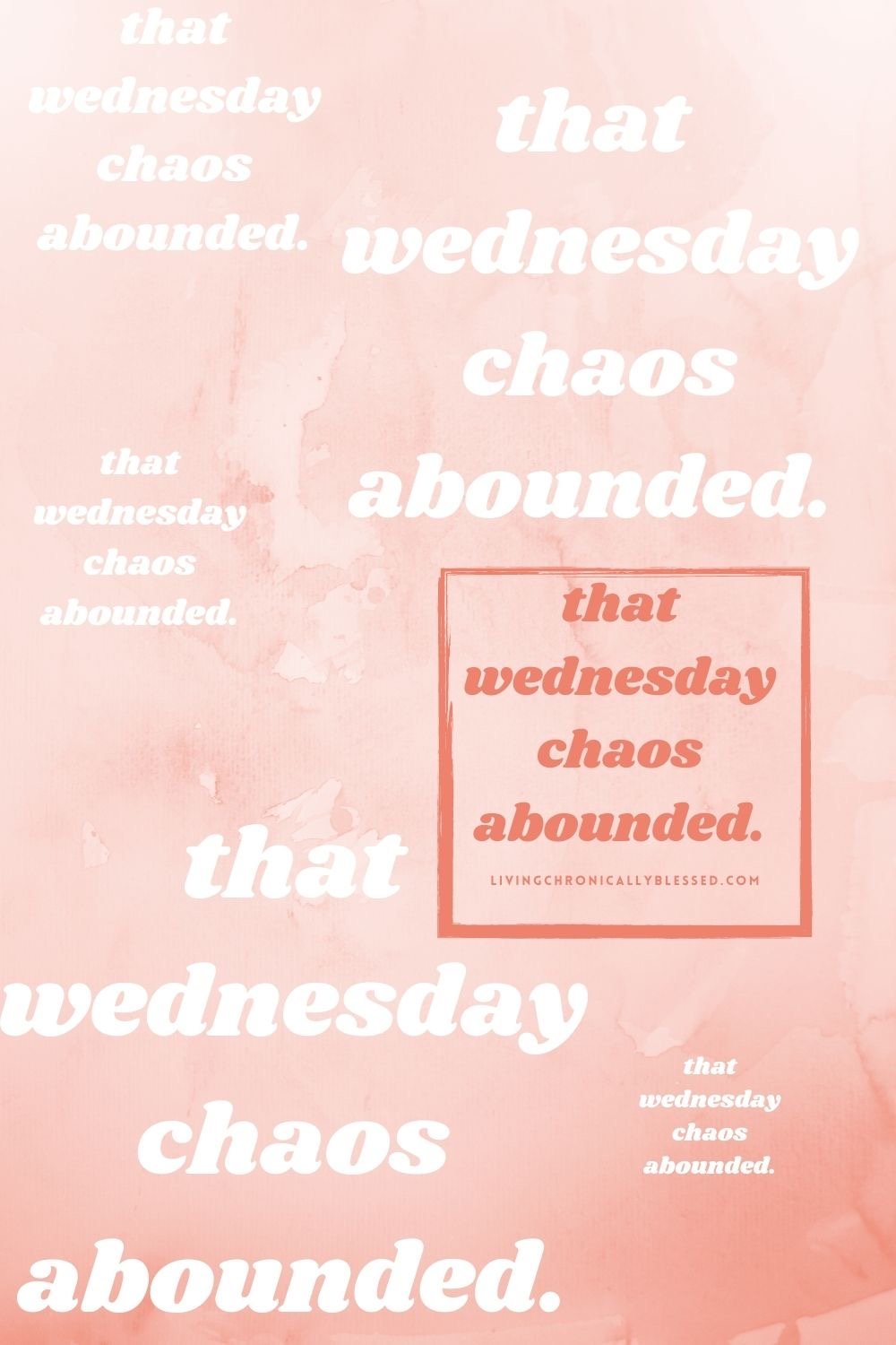 that wednesday chaos&nbsp;abounded.